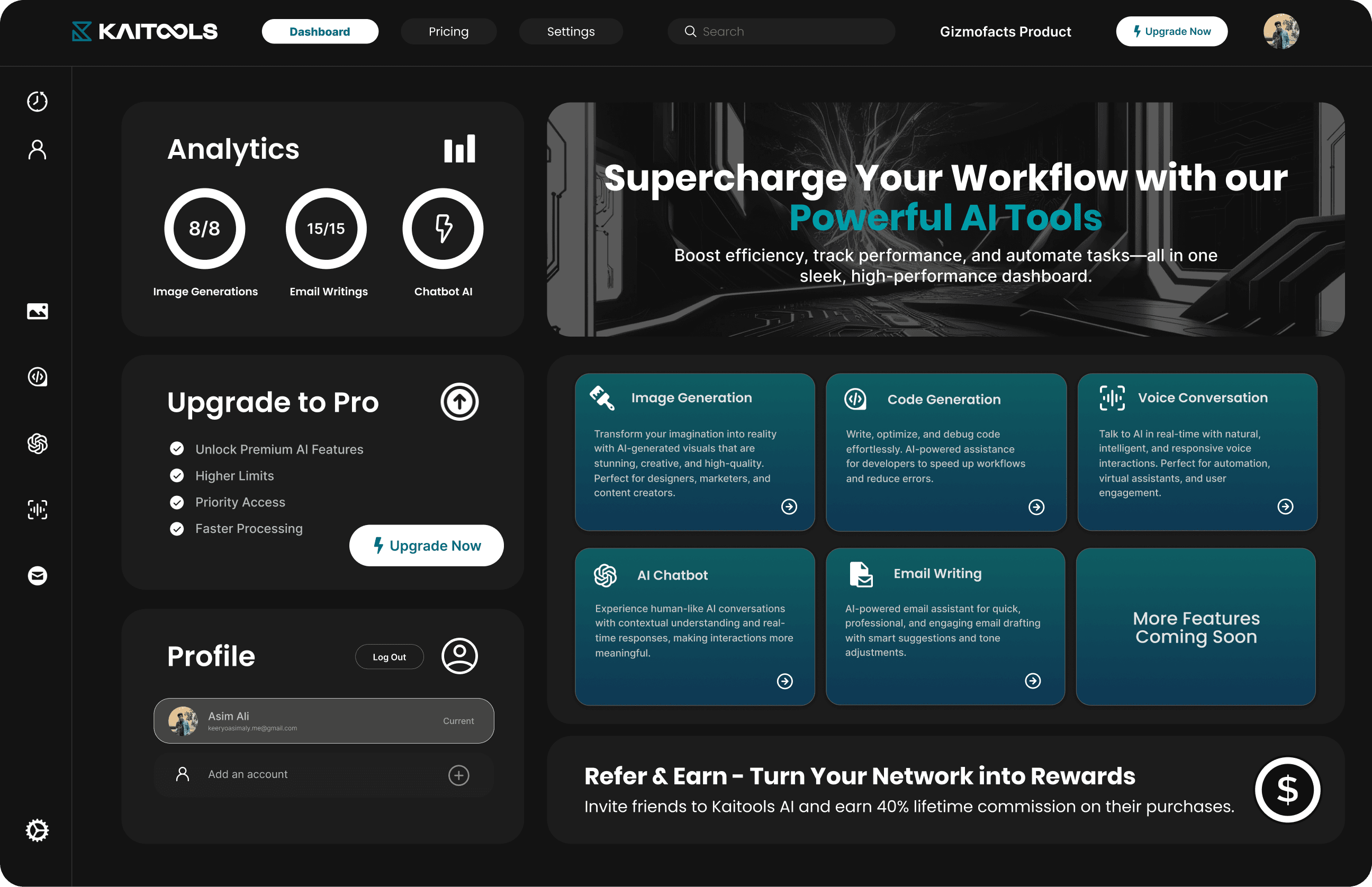 K-AI Tools Dashboard